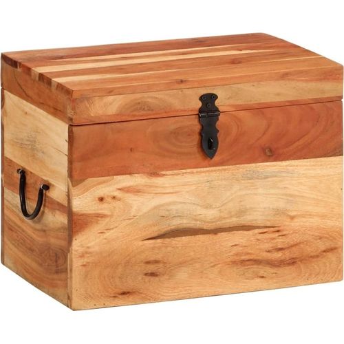 Aufbewahrungsbox 39x28x31 cm Massivholz Akazie