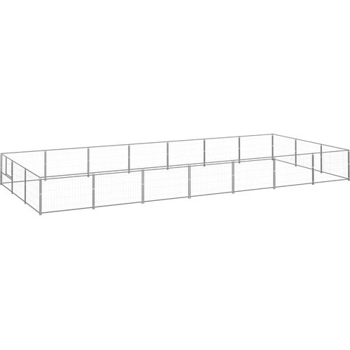 Hundezwinger Silbern 21 m² Stahl