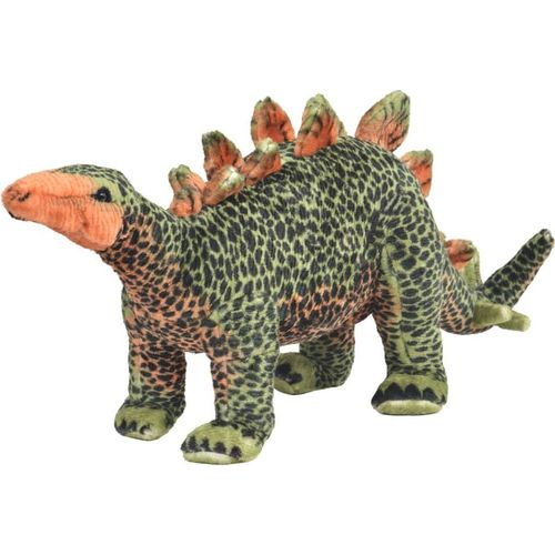 Plüschtier Stegosaurus Stehend Plüsch Grün und Orange XXL