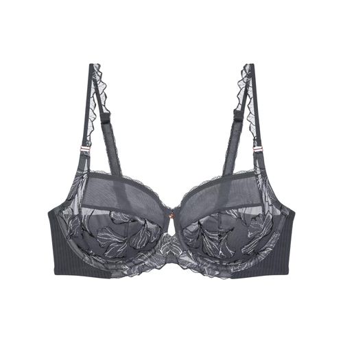 Triumph - Bügel-BH - Slate Gray 75B - Wild Iris Florale - Unterwäsche für Frauen