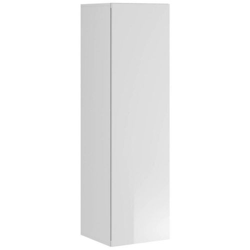 Livetastic Vitrine , Weiß, Weiß Hochglanz , Holzwerkstoff , 3 Fächer , 40x140x30 cm , hängend , Wohnzimmer, Wohnwände, Vitrinenschränke