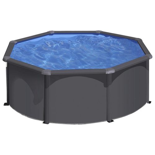 Gre Pool-Set Kit300Gyqgre , Anthrazit , Metall , 300x120 cm , Freizeit, Pools und Wasserspaß, Pools, Aufstellpools
