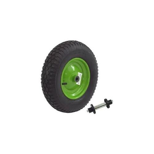 Schubkarrenrad 4.80/4.00-8 & Achse Luftrad 4PR 400mm Schiebkarrenrad Ersatzra...