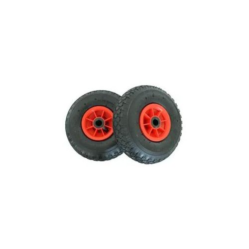2x Sackkarrenrad Luftrad 3.00-4 260x85 Bollerwagenrad Ersatzrad 4PR mit Nadel...