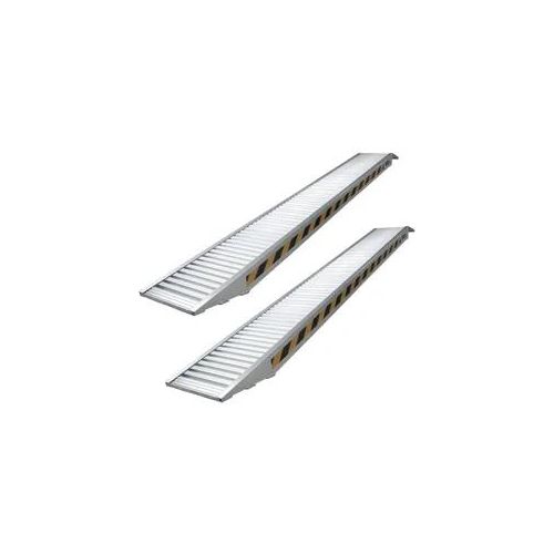 TRUTZHOLM 2 x Schwerlastrampen 265 cm 3300kg/Paar Alu 35 cm Breite geriffelt ...