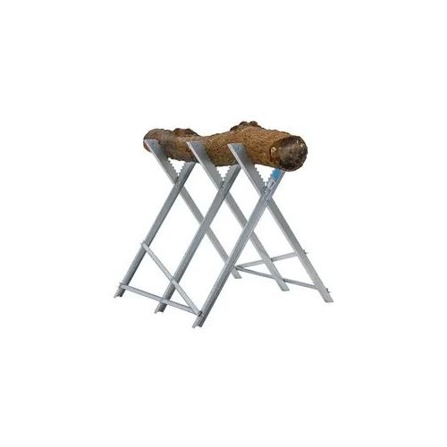 Holzsägebock klappbar 82x80x77 cm Stahl verzinkt 150 kg Traglast Kettensägebo...