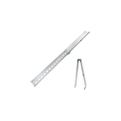 TRUTZHOLM Auffahrschiene klappbar 240 cm Tragkraft 50 kg Alu grau gelocht Fah...