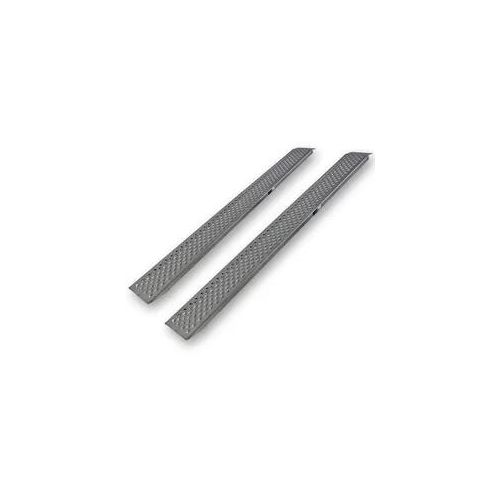 TRUTZHOLM 2 x Auffahrrampe 200 cm Tragkraft 400 kg Alu grau profiliert Verlad...