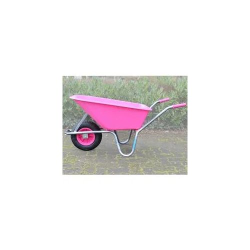 TRUTZHOLM Schubkarre ROSA/PINK PP100 l Tragkraft 250 kg