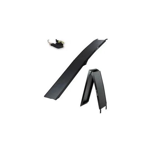TRUTZHOLM 1 x Auffahrrampe 205 cm Traglast 340 kg Alu schwarz klappbar geriff...