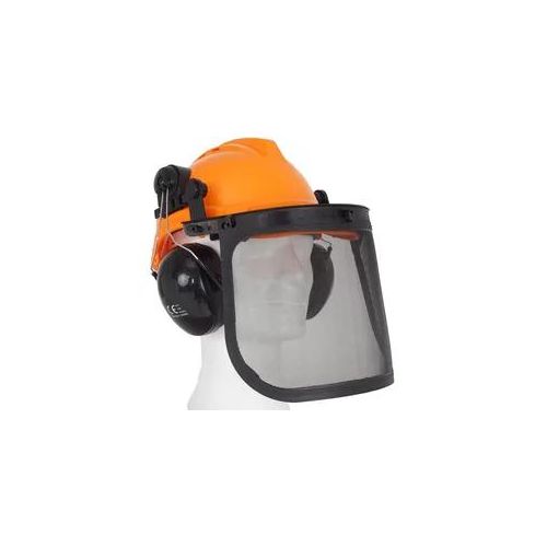 Forsthelm Forstschutzhelm mit Visier und Gehörschutz Schutzhelm 50-66 cm Säge...