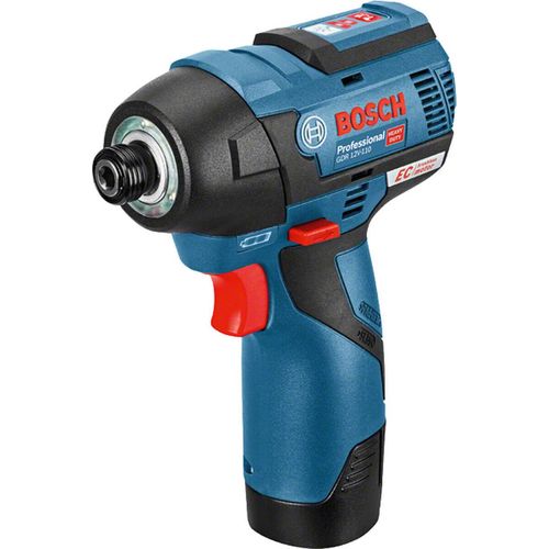 BOSCH Professional GDR 12V-110 Akku-Drehschlagschrauber-Set 12,0 V, mit 2 Akkus