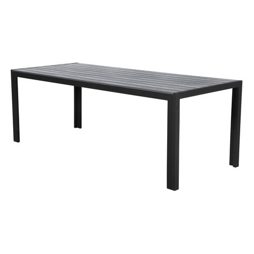 Fall Gartentisch, 205 cm schwarz/grau.