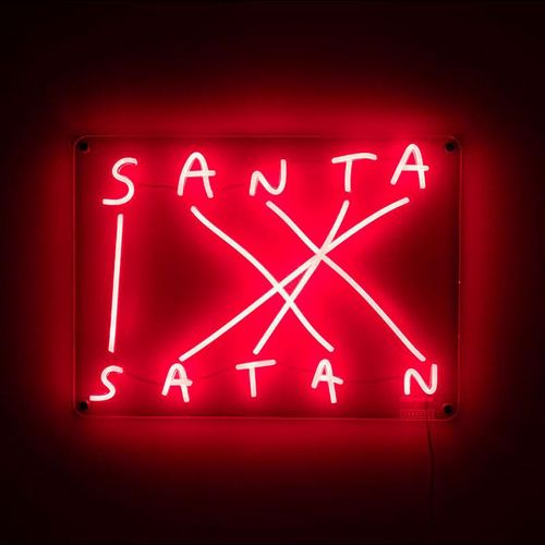 SELETTI Led Dekoration Santa-Satan
