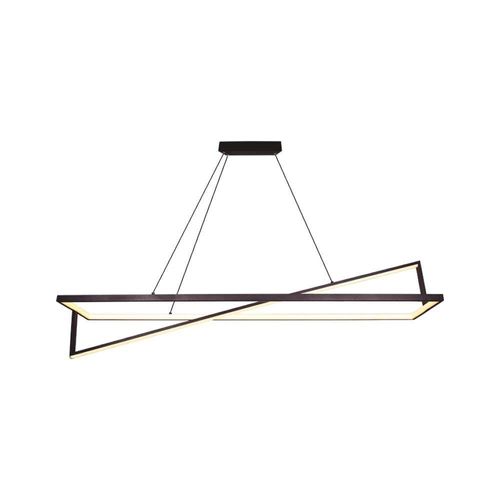LED Pendelleuchte, Metall, Schwarz, TRIAC dimmbar, H 158 cm