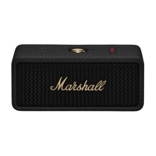 Marshall Emberton III tragbare Bluetooth Lautsprecher, kabellos, IP67 Staub und wasserfest, über 32 Stunden Spielzeit - Schwarz und Messing