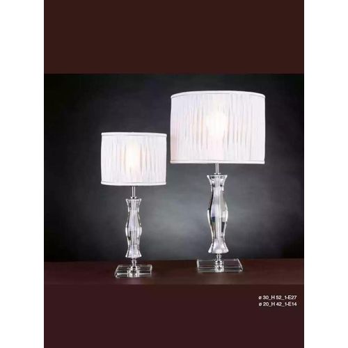 Leuchte Kristall Lampe Tischlampe Weiß Steh Nachttisch Neu Schreibtisch