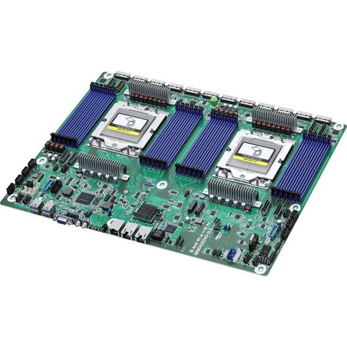 ASRock Mainboard GENOA2D24G-2L+ Proprietary Dual Sockel SP5 Single - Mainboard - 6 GB