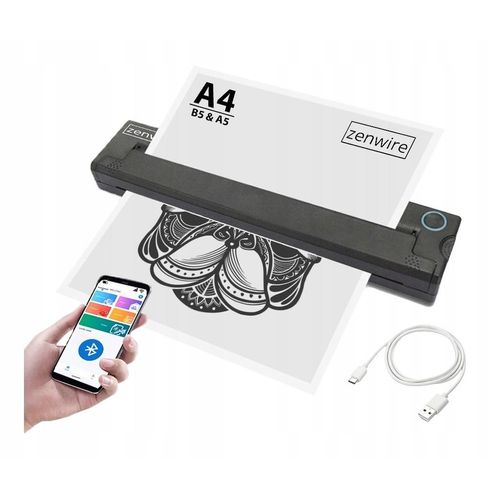 Zenwire TP-820 A4 Thermodrucker: Mobiles Drucken, 300 DPI, Bluetooth, USB-C, kompakt