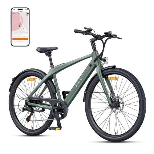 ENGWE E Bike, City E-Bike & E-Hollandrad mit 36V 10Ah Akku bis 100km, Drehmomentunterstützung, SHIMANO 7-Gang, APP & Bluetooth, Innenläufermotor N1