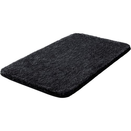 Badematte GRUND Gr. 1, grau (anthrazit), Deckelbezug (47cm x 50cm),, Badematten