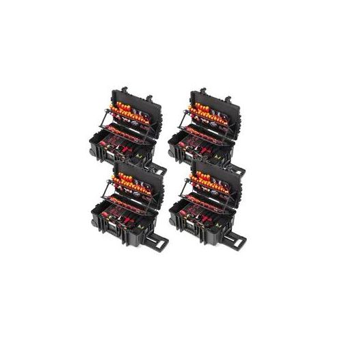 Wiha Werkzeugkoffer - 4 Stück - Werkzeug 42069 Elektriker Competence XXL II
