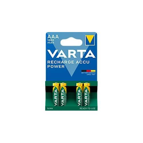 Akkus von VARTA, Micro AAA, 4 Stück