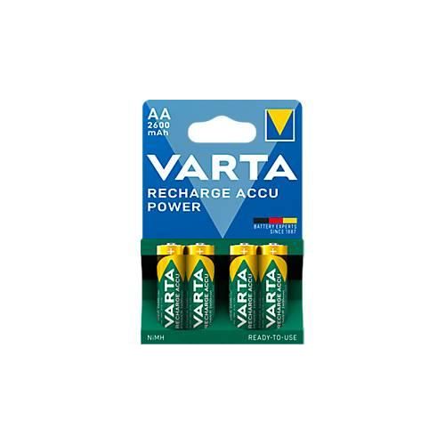 Akkus von VARTA, Mignon AA, 4 Stück