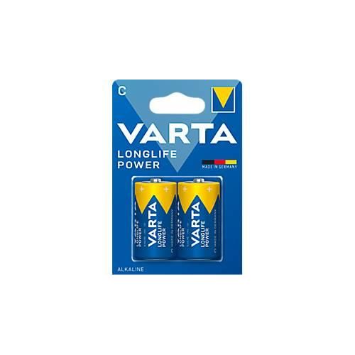 VARTA Batterien Longlife Power, Spannung 1,5 V, besonders langlebig, Baby C, 2 Stück