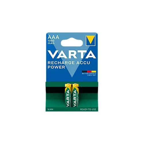 Akkus von VARTA, Micro AAA, 2 Stück
