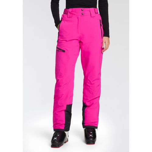 Skihose CMP, Damen, Gr. 42, N-Gr, pink (festival pink), Web, Obermaterial: 100% Polyester. Futter: 100% Polyester. Wattierung: 100% Polyester, unifarben, sportlich, Hosen