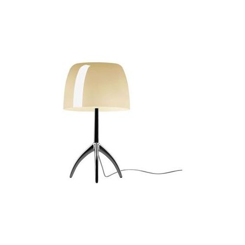 Foscarini - Lumiere Grande Tischleuchte E27 Schwarz Chrom/Warm Weiß Dimm. - cm - 45 cm
