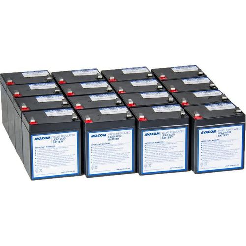 Batterie-/Akku-Kit Avacom RBC44 - Ersatz für APC (16 Stk.) - nicht original