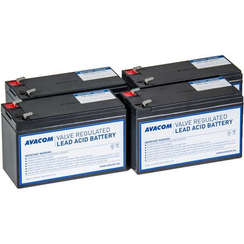 Batterie-/Akku-Kit Avacom RBC133 (4 Stück) - Ersatz für APC (4 Stück) - nicht original