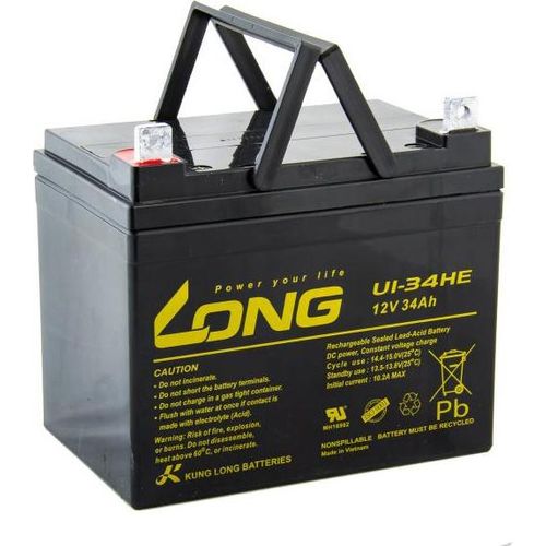 Batterie Avacom Long 12V 34Ah Bleibatterie DeepCycle AGM F4 (U1-34HE)