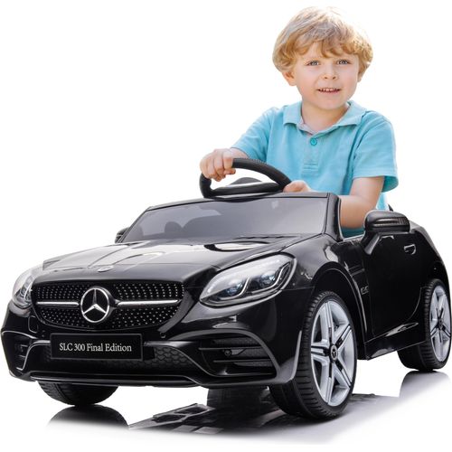 Kinder Elektroauto Mercedes Benz SLC300 Kinderfahrzeug Kinderauto 2x30W schwarz