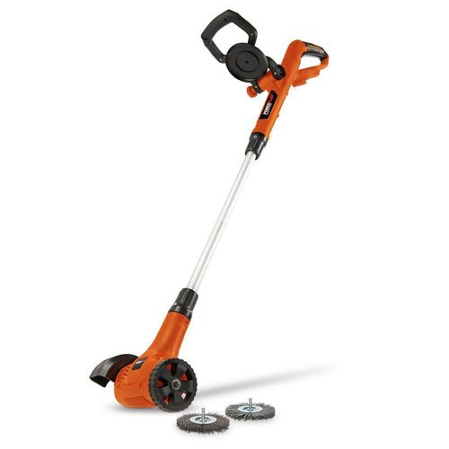 Dual Power Akku-Teleskop-Unkrautstecher POWDPG8060 - 20 V Unkrautstecher, ohne Batterie und Ladegerät, mit Nylon- und Stahlbürste, Gartengeräte zur Unkrautvernichtung