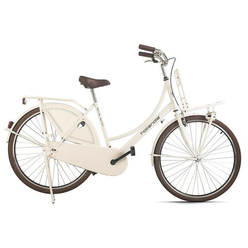 28" Damenfahrrad Hollandrad „ROYAL DUTCH“ Singlespeed Weiss Hollandia
