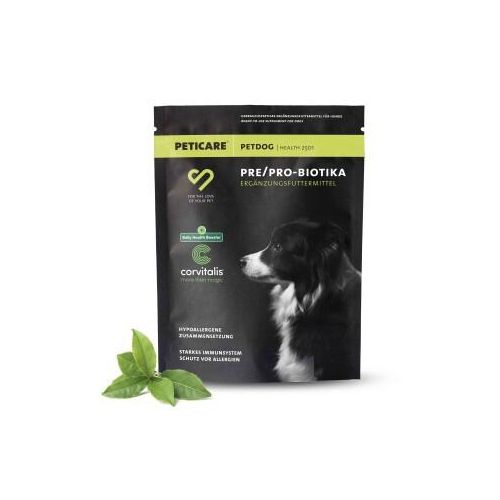 Peticare Probiotika & Präbiotika Pulver für Hunde, Darm-Sanierung, Darmflora 125 ml