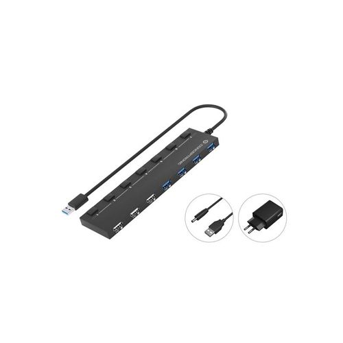 Conceptronics Conceptronic HUBBIES09BP - hub USB-Hubs