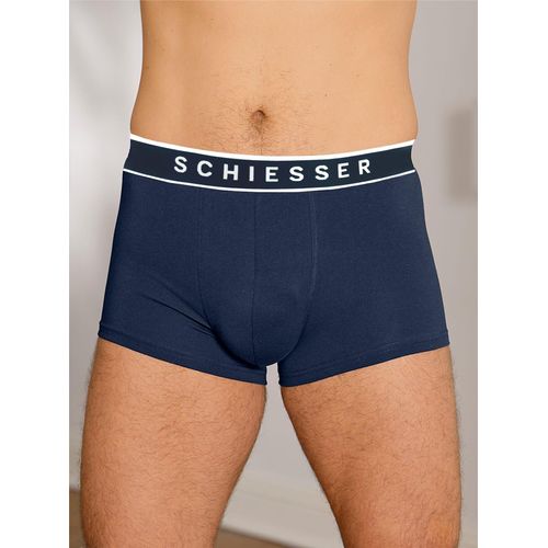 Panty SCHIESSER, Herren, Gr. 7, blau (marine), 95% Baumwolle, 5% Elasthan, Unterhosen