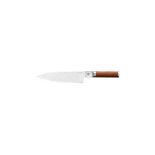 FISKARS® Kochmesser Norden silber, braun glatt, Klinge: 21,1 cm