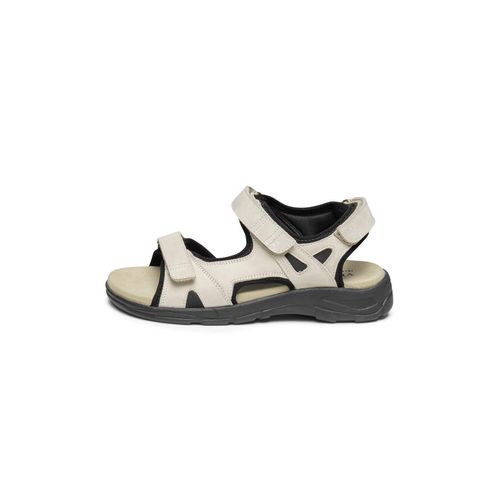 bequeme Sandale Softnubuk beige