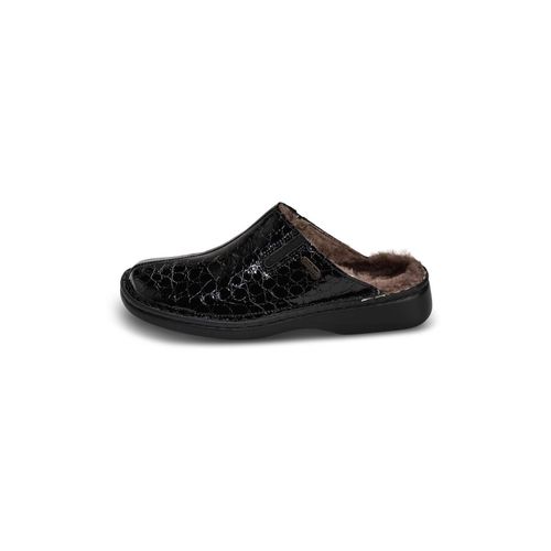warmer Clog Softlack schwarz