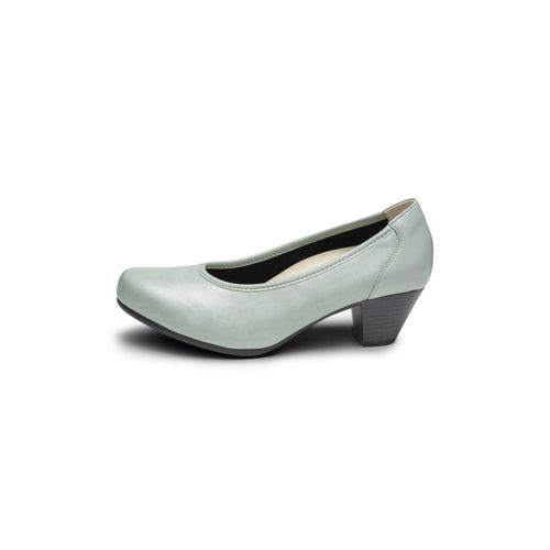 frischer Pumps Leder/Stretch mint