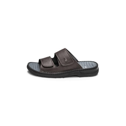 luftige Pantolette Nappaleder braun