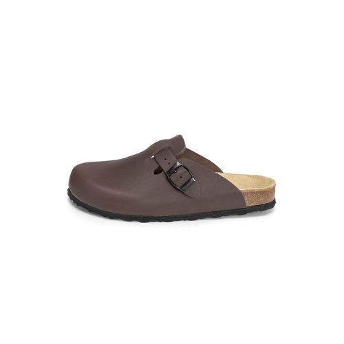 traditioneller Clog Vollrindleder braun