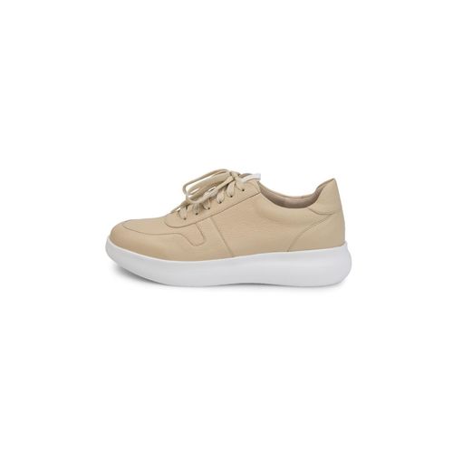 trendy Sneaker Hirschleder beige