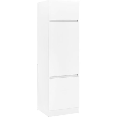 Seitenschrank OPTIFIT "Roth", weiß (weiß, weiß), B:60cm H:206,8cm T:57,1cm, Schränke, Seitenschrank, Breite 60 cm