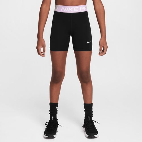 Short Nike Pro Dri-FIT 13 cm pour ado (fille) - Noir Image